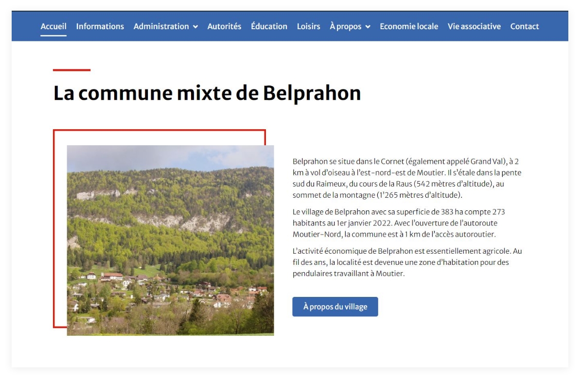 La commune de Belprahon