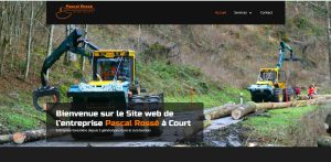 page d'accueil site internet pascal rossé